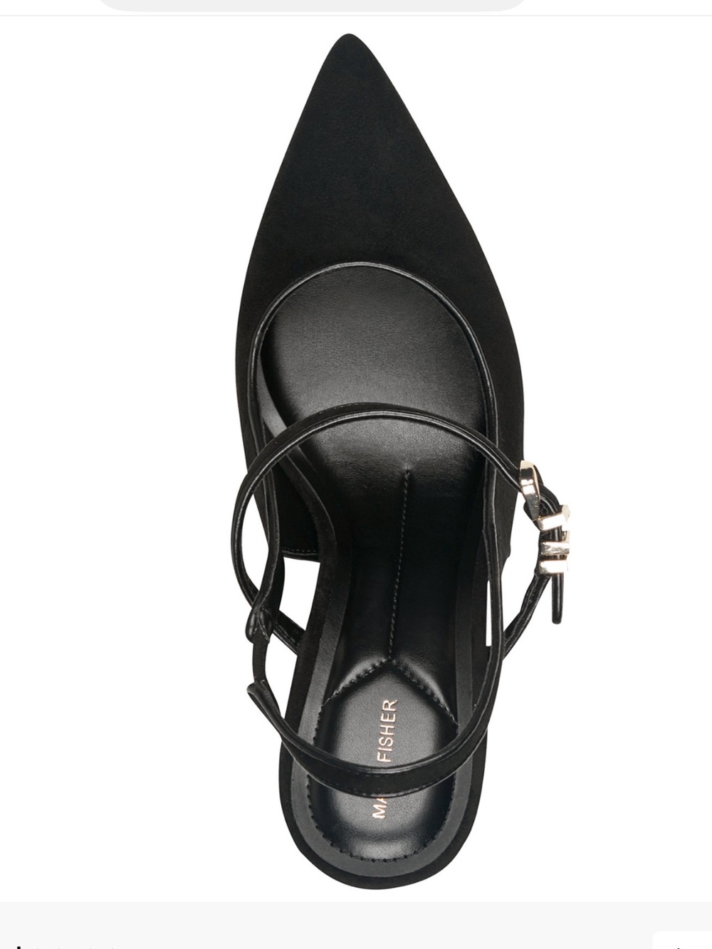 Marc Fisher Cavaler Mary Jane Slingback Pumps Black 7.5 NWT - Picture 4 of 5